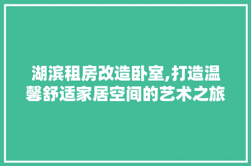 湖滨租房改造卧室,打造温馨舒适家居空间的艺术之旅