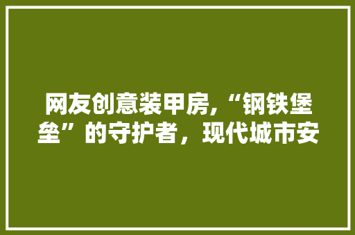 网友创意装甲房,“钢铁堡垒”的守护者，现代城市安全新宠