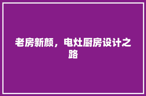 老房新颜，电灶厨房设计之路