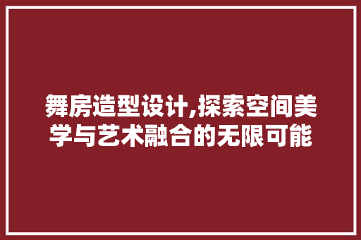 舞房造型设计,探索空间美学与艺术融合的无限可能