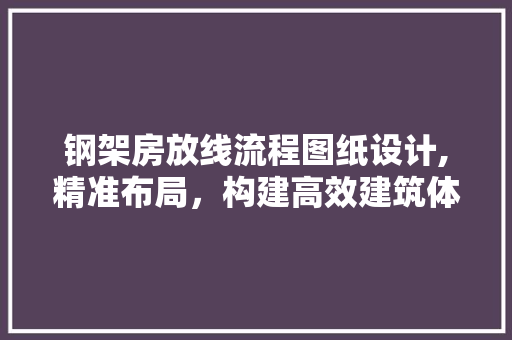 钢架房放线流程图纸设计,精准布局，构建高效建筑体系