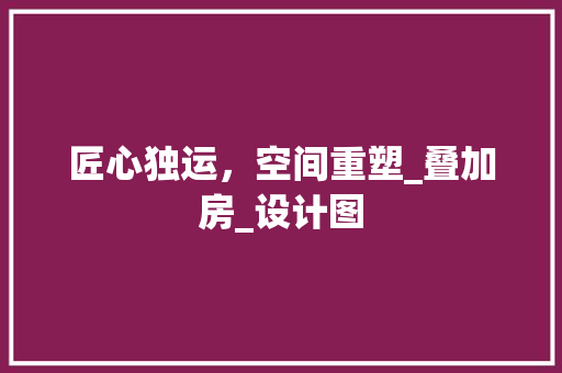 匠心独运，空间重塑_叠加房_设计图
