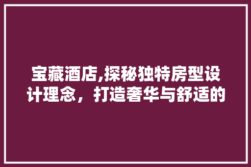 宝藏酒店,探秘独特房型设计理念，打造奢华与舒适的完美融合