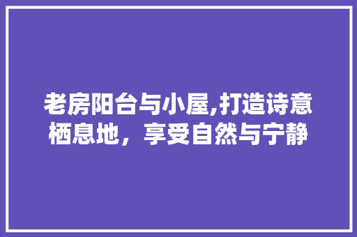 老房阳台与小屋,打造诗意栖息地，享受自然与宁静