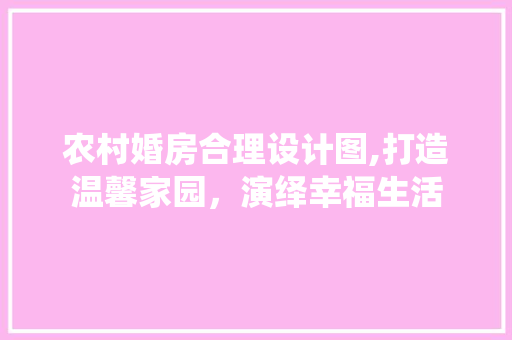 农村婚房合理设计图,打造温馨家园，演绎幸福生活