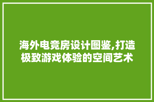 海外电竞房设计图鉴,打造极致游戏体验的空间艺术