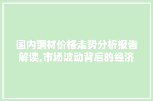 国内钢材价格走势分析报告解读,市场波动背后的经济信号