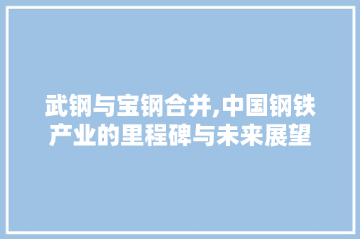 武钢与宝钢合并,中国钢铁产业的里程碑与未来展望