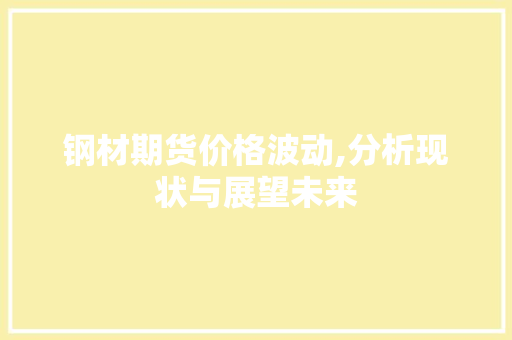 钢材期货价格波动,分析现状与展望未来