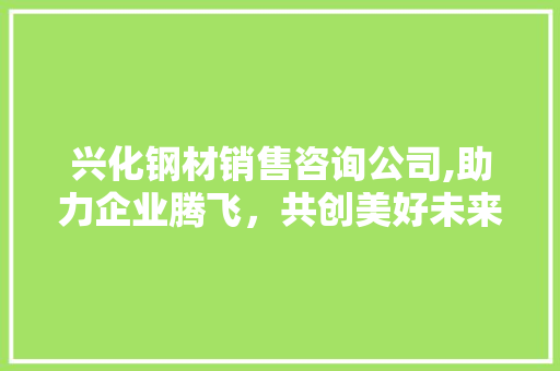 兴化钢材销售咨询公司,助力企业腾飞，共创美好未来